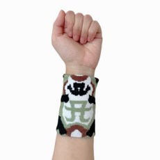 保暖秋冬 運動護腕男女通用籃球排球手腕套, 1個, 迷彩  【 1 雙】