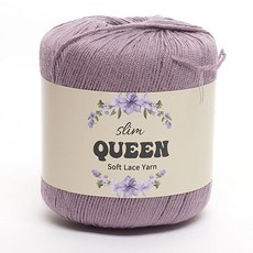 삼남뜨개실 슬림퀸 50g 다섯개사면한개더 인견실 의류실 비스코스실 가벼울실, 24 베리퍼플, 1개