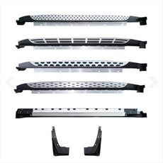 더뉴싼타페 호환용 사이드스텝 / 옆발판 (머드가드 2P포함) / GLE 스타일 (프런트2P), X6스타일 (프런트2P 머드가드)