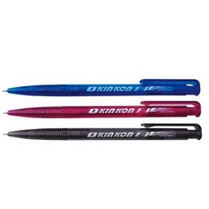 黑金剛 O KIN KON OKK-161 F1晶鑽活性筆 活性原子筆 自動原子筆 中性筆 0.6mm, 1個, 藍 (50入/組)