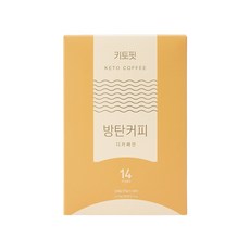키토핏 디카페인 방탄커피 14p, 15g, 14개입, 1개