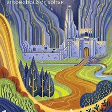 페인팅 링 아트 레트로 풀 드릴 키트 빈티지 필름 모르도르 성 마법의 침실 장식, 9. HKQTA113-5, E. Round 40X60CM