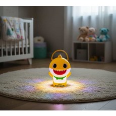 제나디자인 핑크퐁 아기상어 노래 램프 어린이램프, 1개
