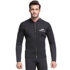 스바트 남성용 3mm 투피스 웻슈트 3종, 상의 (1089) 3XL