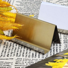 스테인레스 명함 거치대 심플 디자인 사무실 무광 명함 거치대 매장 스탠드 메뉴판 카드 용품