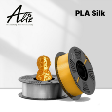 ALIZ PLA 실크 Silk 고속 필라멘트 3D 프린터 PLA 1kg 앨리즈 뱀부랩 3D펜 호환, Pure Gold