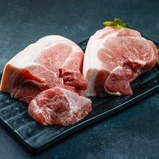 국내산 한돈 냉장 돼지고기 미박앞다리살 구이용 숯불용, 1개, 1kg