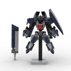 미니 Q버전 기갑 로봇 모니터맨 에반게리온 조립 호환 블록, 1개, AO