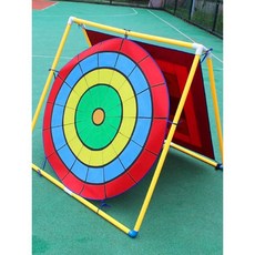 찍찍이과녁 사각형 대형 원형 캐치볼 공던지기 게임 슛팅 다트판 실내 스탠드, D. 사각85cm 접시 세트