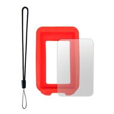 iGSPORT IGS800 碼表保護套 矽膠防摔, 紅色, 1個