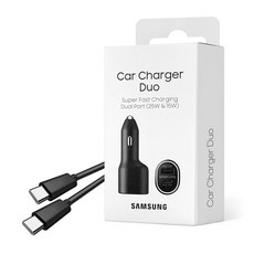 삼성 정품 차량용 충전기 고속 시거잭 USB C타입 듀얼 시가잭 40W PD 시가잭, EP-L4020 + 스링 CtoC 1.5m 케이블