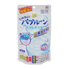 EARTH製藥 藍泡泡 排水管清潔粉, 1個, 【無需刷洗！自動發泡】抑菌發泡馬桶清潔粉