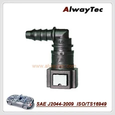 ALWAYTEC-자동차 연료 라인 호스 퀵 릴리스 커넥터 차량 파이프 용 금속 아님 자동차 플라스틱 접합, 09 7.89mm-ID6-90-3PCS