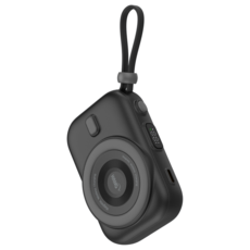 HANG 無線磁吸行動電源 10000mah BSMI認證 大容量 自帶線 口袋型行充 易攜帶, 質感黑, PDC