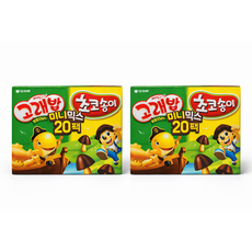 오리온 고래송이미니 20P 560g X 2개, 1개, 1g