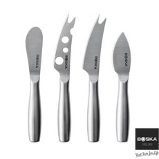 Boska 荷蘭哥本哈根起司刀具組4件組【起司小賣】, 金屬色, 1套裝