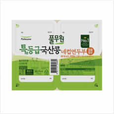 국산콩 네컵연두부, 옵션 x 8개, 8개, 360g
