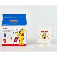 하리보 아기 음료 팩홀더 125ML 아기우유홀더접이식, 블루