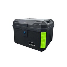 프리미엄 알루미늄 오토바이 탑박스 베이스 충격 흡수 리어백 스쿠터 후면 45L 기계식 잠금, 45L 잠금 라이닝 등받이 충격 흡수