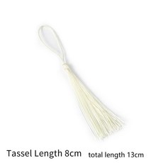폴리에스터 실크 술 프린지 13cm 코튼 트림 바느질 커튼 액세서리 DIY 홈 웨딩 장식 32 개/팩