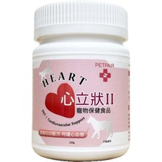 petpair 心立狀 犬貓 營養補充食品 寵物保健食品 Q10 DHA EPA 心血管保健, 1個, 心臟, 100顆