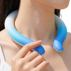 에르빗 아이스 넥쿨러 쿨스카프 아이스넥밴드, 아쿠아블루1+1, 1세트
