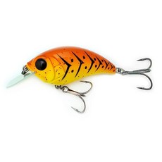 빌 루이스 라이프라이크 SB-57 3/8 OZ. 머스타드 트리플 그립 훅이 달린 MDJ 시리즈 스퀘어빌 크랭크베이트 낚시 미끼, Mustard Craw, One Size, 머스타드 크로우