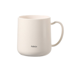 FaSoLa 質感漱口杯 馬克杯, 白, 1個