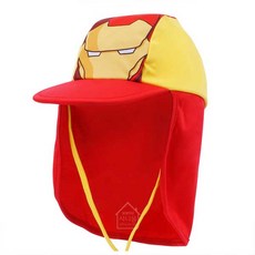 15000 마블 아이언맨 아동 플랩캡 수영 모자 뽀사사 캐릭터 어린이 남아 물놀이