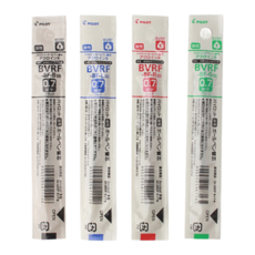 PILOT 百樂 BVRF-8F 0.7mm 輕油性原子筆替芯 (共4色), BVRF-8F 0.7mm 綠x10入, 1個