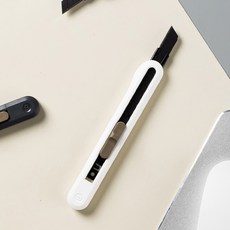 DELI 델리 누사인 메탈 컷터(소) 화이트, 단품, 단품