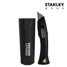스탠리 FMHT10500-0 FatMax 유틸리티 칼 블랙 칼집1개 날3개포함 50mm 작업나이프, 1개