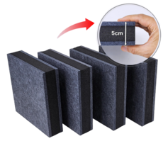 홈앤툴즈 소음 방지 방음 방진 매트, 4개