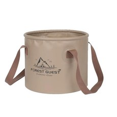 접이식 대용량 다기능 버킷 휴대용 야외 캠핑 낚시 세차용 양동이, 8. 20L khaki, 1L