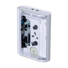 AUREX 無線卡式播放器, 白色透明, AX-W10C