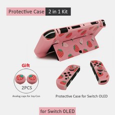 NS 스위치 하드 케이스 보호 하우징 얇은 커버 스킨 다채로운 OLED 액세서리, A(Switch OLED), P(SWITCH OLED), P SWITCH OLED