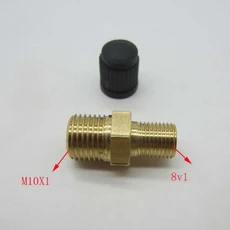 2개/몫 오토바이 육각 충격 흡수 밸브 스템 공압 크기, 02 M10 2PCS, 01 빠른