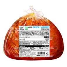 종가 우리땅 배추김치 태백, 5kg, 1개