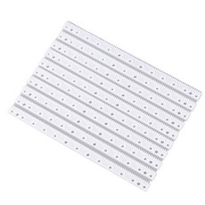 샤프트 피니언 10개 플라스틱 기어랙 8밀리미터 너비 125밀리미터 길이 드라이브 스프로켓 전달 랙 동기 휠 기어랙 DIY 장난감 막대 모터 전달