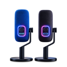 USB C-TYPE 콘덴서 마이크 4가지 녹음 패턴 스위치 스탠드 포함 팝필터 필요없는 패브릭 바디 게이밍 컴퓨터 스탠드마이크 화상회의마이크 방송용마이크, 그레이, M660