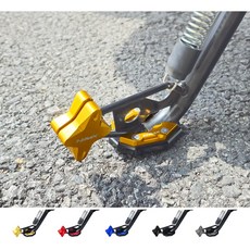 25년- 야마하 NMAX125 사이드 스탠드 클립 확장 패드 엔맥스 로고 각인, 날개-골드, 1개