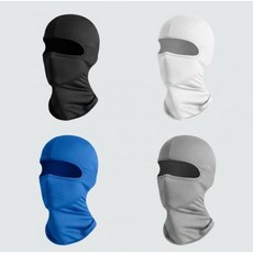 쿨 여름 두건 마스크 바라클라바 멀티스카프 자전거 자외선차단 냉감 스포츠, 블루, 1개