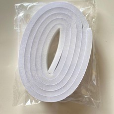 新品 門窗縫隙防塵門縫消音密封條邊框推拉門海綿條填縫長條塑鋼窗防風 副廠商品, 1個, 白色:寬3釐米長2米 每卷 ,6卷 解決門窗密封專用