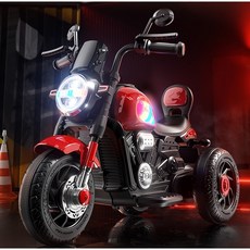 兒童電動三輪摩托車 YF21715, 紅色, 1個