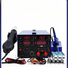 납땜 제거기 909D 3in1 구성품1 히팅건 타입 909D++3-in-1 15V 2 A