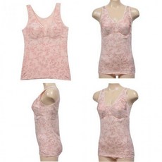 EAS 린다 인견 노와이어 노몰드 플라워 브라런닝