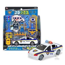 살림냥 경찰 구조대 경찰피규어
