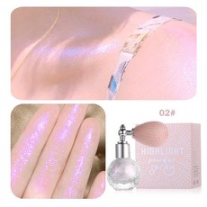바디 메이크업 하이라이터 파운데이션 태닝 브론즈패션 하이라이터 파우더 스프레이 고광택 글리터 쉬머, [02] 02-Powder, 1개