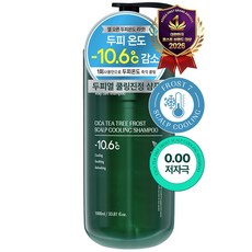 두피가 시원한 쿨 샴푸 남자 쿨샴푸 두피 쿨링 샴푸 티트리 약산성 저자극 스칼프 대용량 멘솔 샴푸 셀리카, 1개, 1L