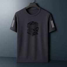 024 뉴욕 남성 아이스 기능성 라운드 반팔티